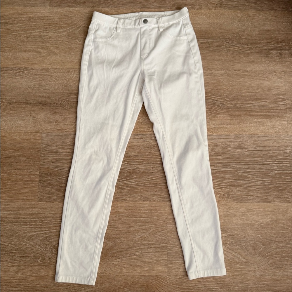 Uniqlo White Stretchy Skinny Jeans